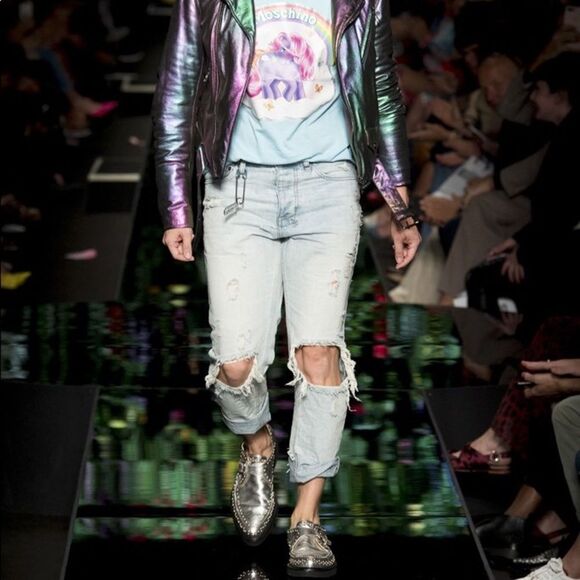 JUST REDUCED Moschino x My Little Pony Collab Black T-shirt by Jeremy Scott SZ M - Picture 11 of 15